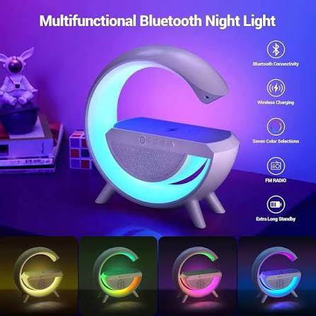G-Shaped Wireless Charging LED Lamp