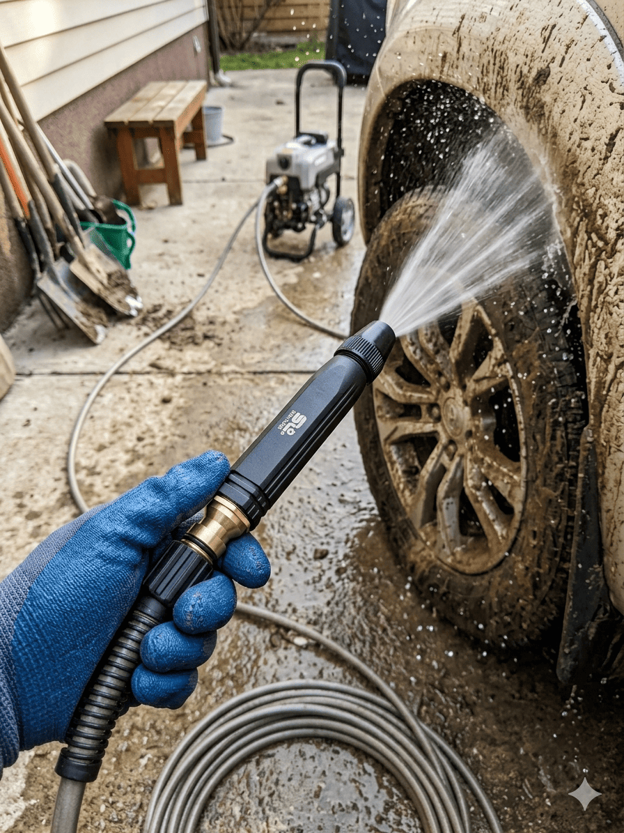 Adjustable High-Pressure Nozzle