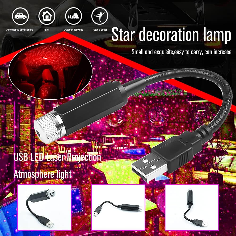 StarlitDrive Mini Car Roof Projector