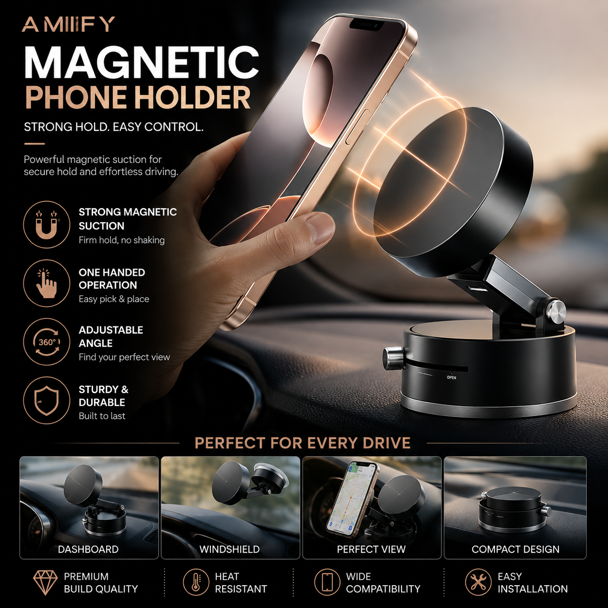 Magnetic Phone Holder