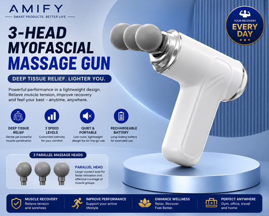 3-Head Massage Gun