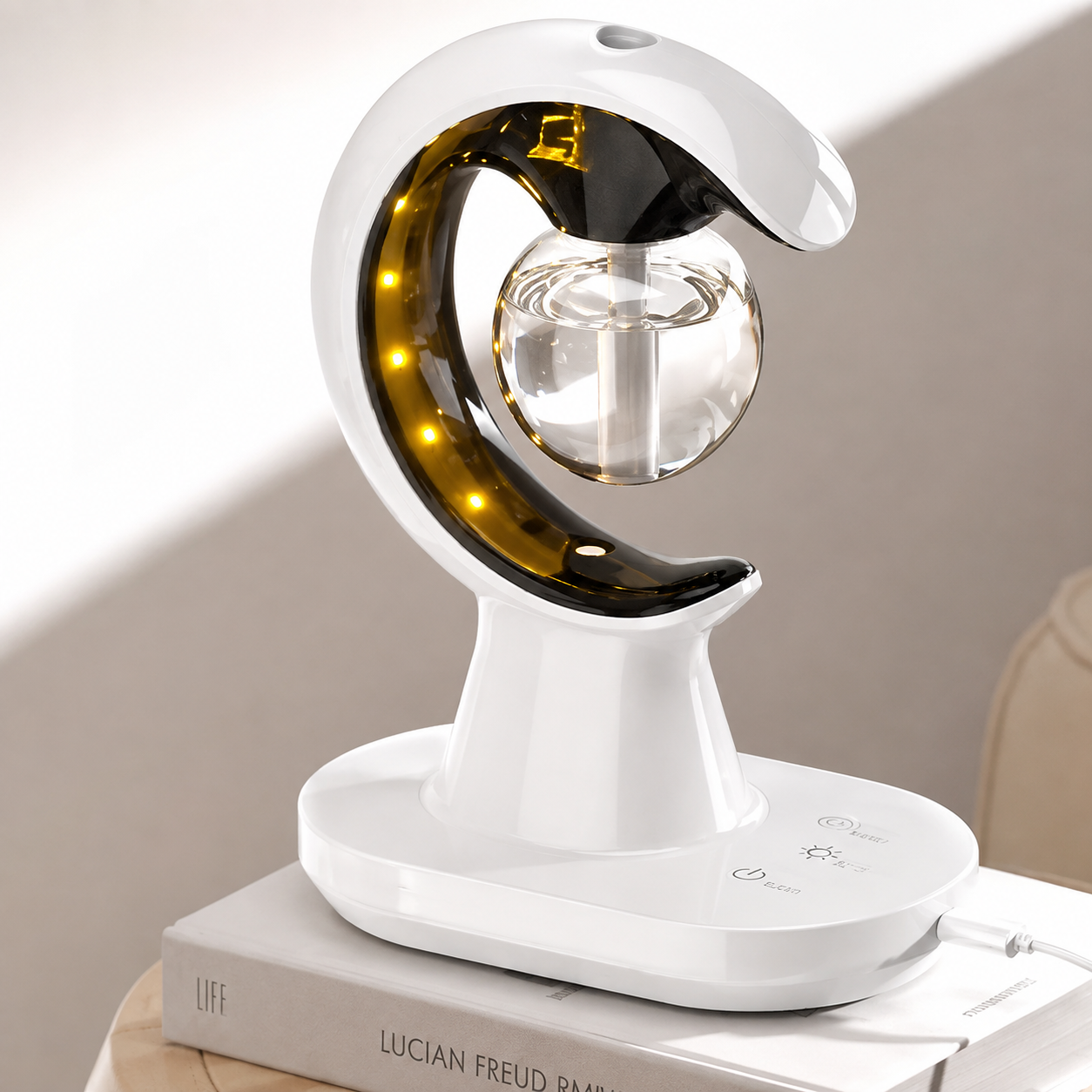 3-in-1 Smart Mosquito Repellent Humidifier LED Lamp